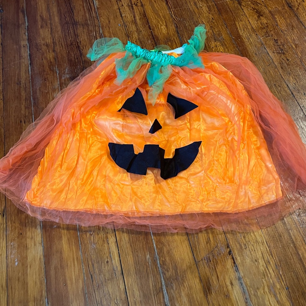 Amazon Orange Pumpkin Tulle Costume for Kids